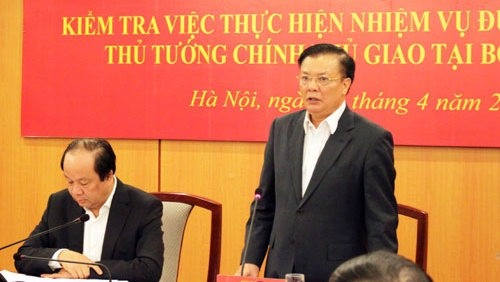 Minister of Finance Dinh Tien Dung