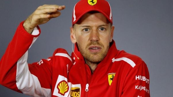 Formula One F1 - Australian Grand Prix - Melbourne Grand Prix Circuit, Melbourne, Australia - March 25, 2018 Ferrari's Sebastian Vettel during the press conference after the race. (Reuters) 