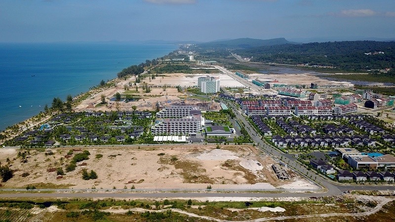 New projects are booming in Phu Quoc. (Image: Zing)