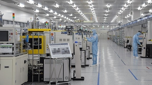 A Samsung factory in Vietnam