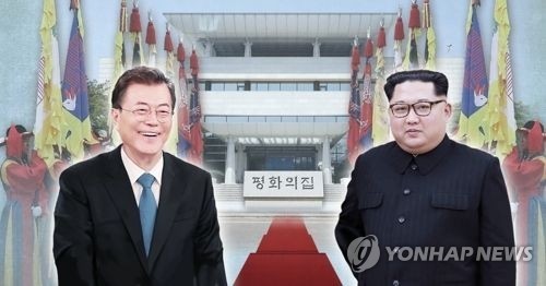 Leaders of two Koreas set for historic summit today, April 27, 2018. (Photo:Yonhap)