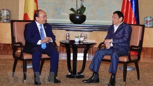 PM Nguyen Xuan Phuc and Philippine President Rodrigo Duterte.
