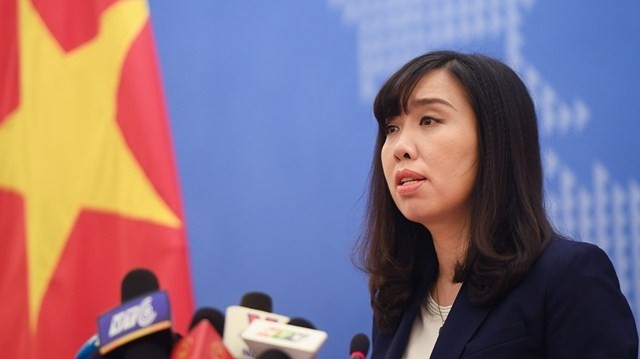 Spokesperson of the Vietnamese Ministry of Foreign Affairs Le Thi Thu Hang.
