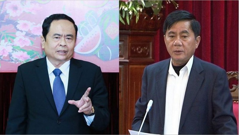 Two new Secretariat members Tran Thanh Man and Tran Cam Tu