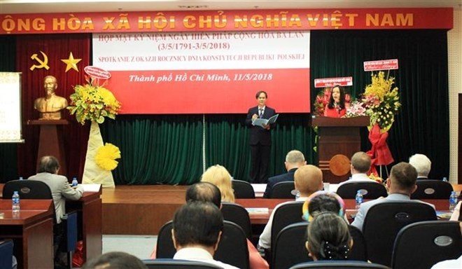 Poland’s Constitution Day (May 3) was marked at a gathering in Ho Chi Minh City on May 11. (Photo: VNA)