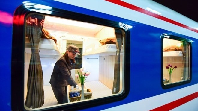 “Five-star” trains are expected to meet demand for quality services and conveniences.(Photo: VNA)