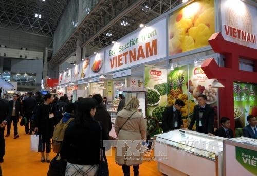 The Vietnamese booth at the 10th Vietnam festival in Tokyo (Photo: VNA)