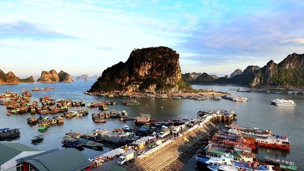 A view of Cai Rong wharf in Van Don district, Quang Ninh province. Van Don is set to become one of the three special administrative-economic zones of Vietnam. (Photo: VNA)