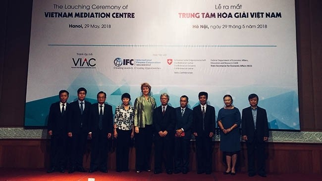 The VMC introduces its mediators at the launch ceremony.