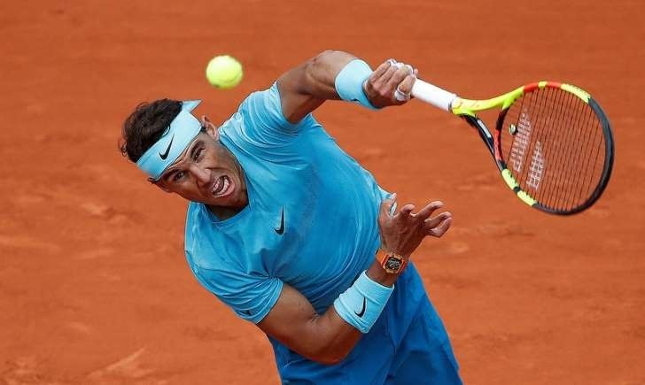 Rafa Nadal in action at Roland Garros. (Photo: Reuters)