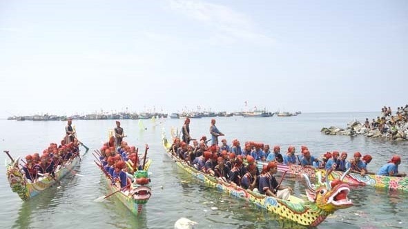 The 1st Ly Son Culture Tourism Week will include traditional boat race. (Photo baoquangngai.vn)