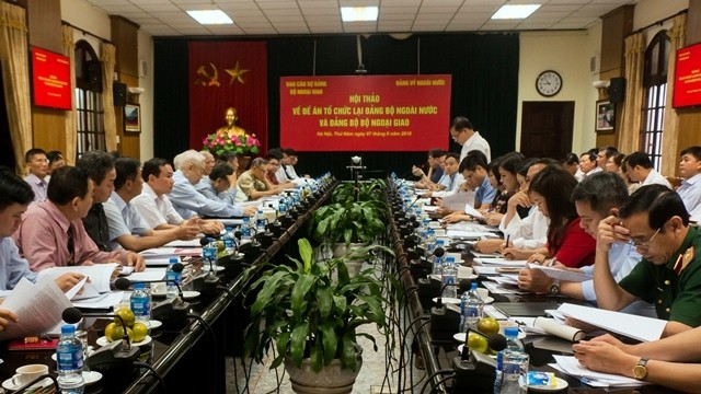 The MOFA has introduced a project to re-organise its Party Committee and the Party Committee of the Foreign Party Agency Bloc, aimed at facilitating the operation of such agencies. (Photo: NDO/Trung Hung)