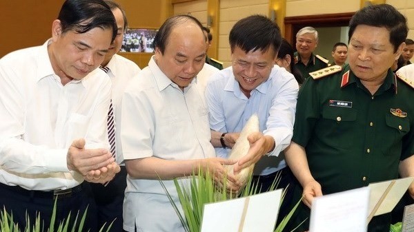 Prime Minister Nguyen Xuan Phuc (second from left) 