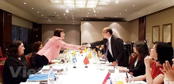 At the fifth round of negotiations (Photo: VNA)