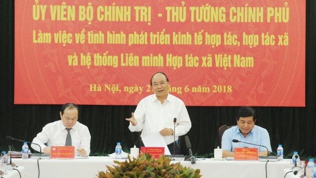 Prime Minister Nguyen Xuan Phuc speaks at the event. (Photo: NDO/Tran Hai)