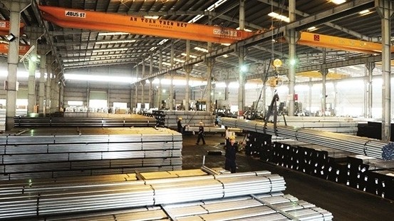 A steel factory in Binh Dinh province