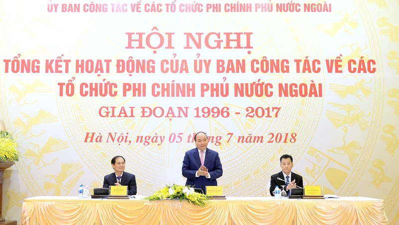 PM Nguyen Xuan Phuc speaking at the conference (Photo: VGP)