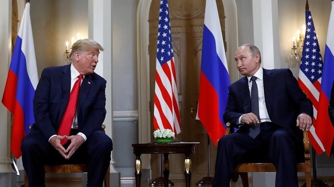 US President Donald Trump meets with Russian President Vladimir Putin in Helsinki, Finland, on July 16. (Photo: Reuters)