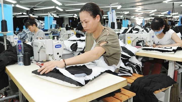 A sewing factory of Bac Giang Garment JSC in Bac Giang city (Photo: Tran Giang)