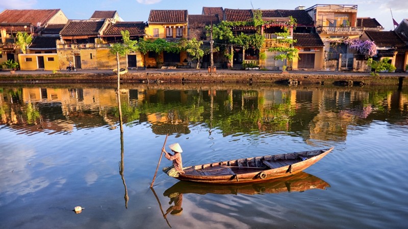 Hoi An city in Quang Nam province has maintained its charm of an ancient town located downstream of Thu Bon River (Photo credit: Cao Anh Tuan)
