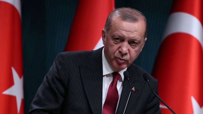 Turkish President Tayyip Erdogan attends a news conference in Ankara, Turkey, August 14. (Photo: Reuters)