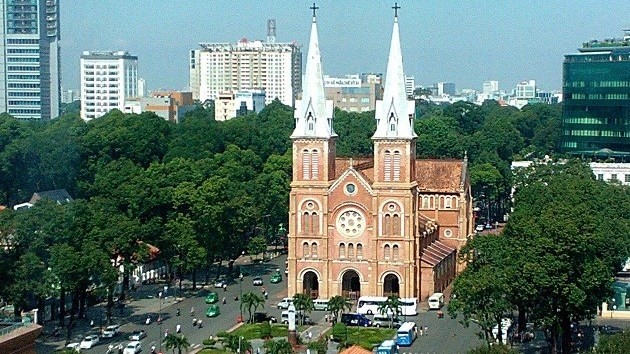 Notre Dame Cathedral, one of the most-visited destinations in Ho Chi Minh City (Photo: VGP)