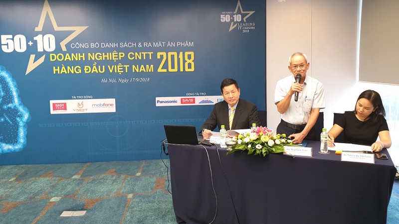 VINASA publicises the list of Vietnam’s 50 Leading IT Companies in 2018 (Photo: VGP)