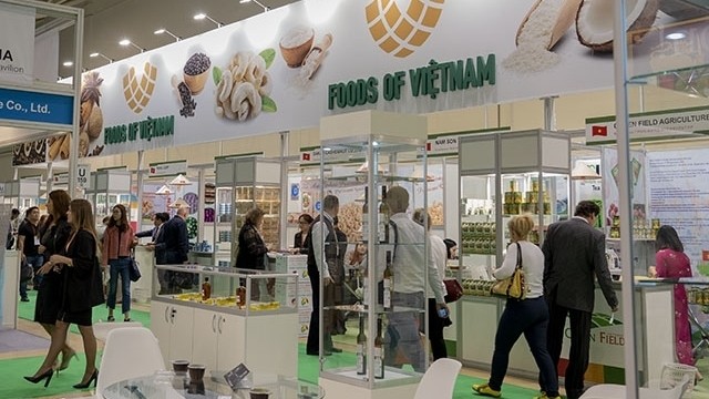 Booths for Vietnamese enterprises at WorldFood Moscow 2018.