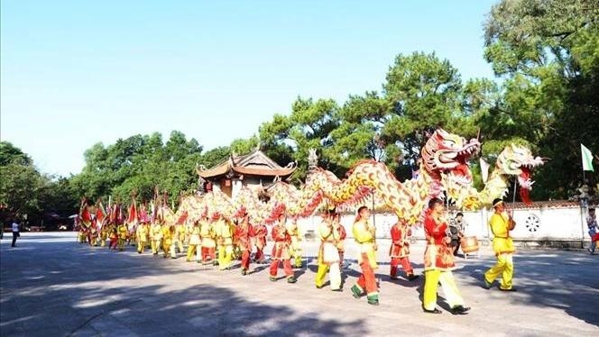 A procession in commemoration of Nguyen Trai (Photo: VNA)  