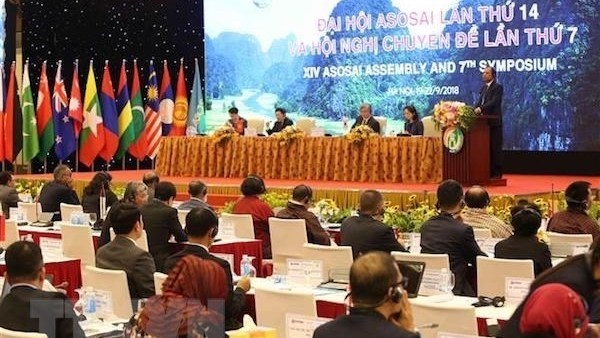 Hanoi Declaration is ratified at second plenary session of 14th ASOSAI Assembly (Photo: VNA)
