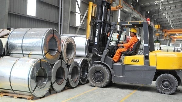 Indonesia has announced the termination of an anti-dumping investigation on colour-coated steel products imported from Vietnam. (Photo: VNA)