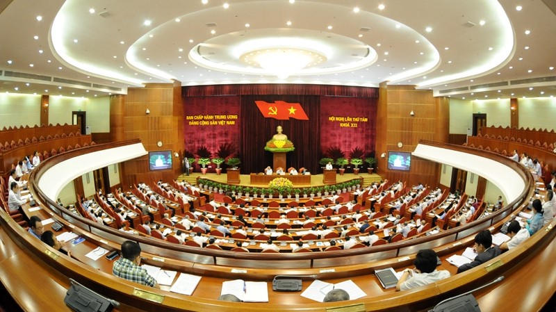 The plenary meeting of the Party Central Committee (Photo: Tran Hai)