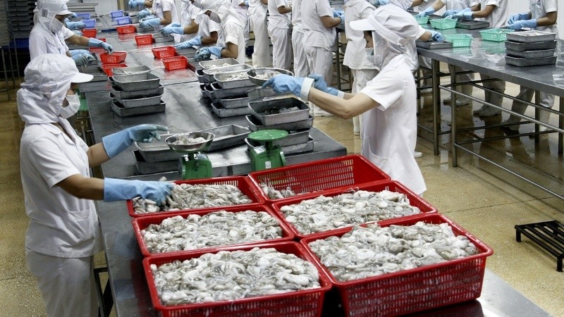 The total seafood export value in the first nine months of the year hit US$6.4 billion.