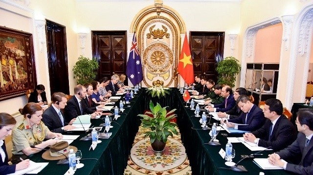 Vietnam and Australia hold the sixth deputy ministerial-level strategic dialogue on foreign affairs and defence in Hanoi on October 10. (Photo courtesy to Ministry of Foreign Affairs)