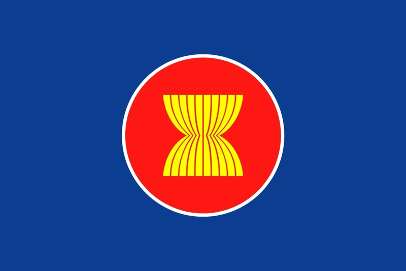The flag of ASEAN.