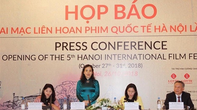 The Hanoi International Film Festival will take place from October 27 to 31, announced the festival’s organising board at a press brief in Hanoi on October 26. (Photo: haniff.vn)