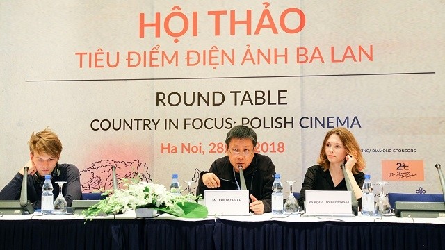 The workshop discusses Poland’s cinema as well as cooperation between Vietnam and Poland in this field. (Photo: VOV)