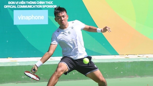 Top Vietnamese tennis star Ly Hoang Nam finishes second at the Vietnam F4 Futures tennis tournament held in his hometown in Tay Ninh province. (Photo: Vietnam Tennis Federation)