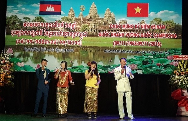 An arts performance at the ceremony (Photo: voh.com.vn)