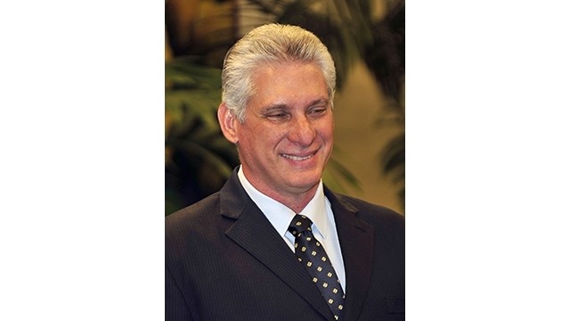 President of the Council of State and Council of Ministers of Cuba Miguel Mario Diaz Canel Bermudez.