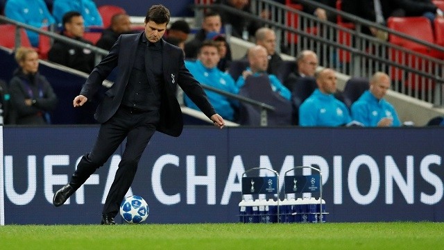 Tottenham manager Mauricio Pochettino during the Champions League Group B match against PSV Eindhoven at Wembley Stadium, London, Britain, November 6, 2018. (Photo: Reuters)
