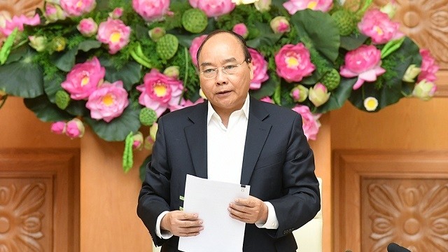 PM Nguyen Xuan Phuc speaks during the first session of the Sub-Committee on Socio-Economy for the upcoming 13th National Party Congress, Hanoi, on November 9, 2018. (Photo: NDO/Tran Hai)