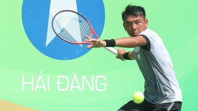 The upcoming 8th National Games in late November will feature prominent tennis players, including No. 1 star Ly Hoang Nam. (Photo: Vietnam Tennis Federation)