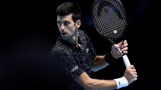 Serbia's Novak Djokovic in action during his group stage match against Germany's Alexander Zverev - ATP Finals - The O2, London, Britain - November 14, 2018. (Photo: Action Images via Reuters)