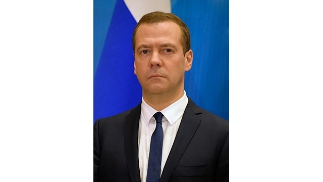 Russian Prime Minister Dmitry Medvedev.
