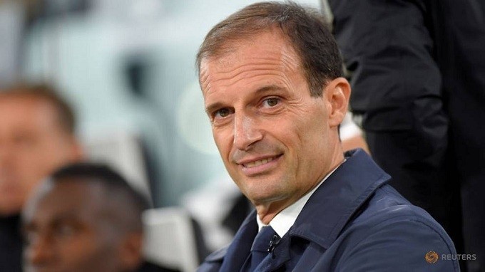 Champions League - Group Stage - Group H - Juventus v Manchester United - Allianz Stadium, Turin, Italy - November 7, 2018 Juventus coach Massimiliano Allegri before the match. (Reuters)