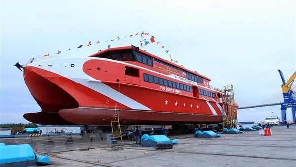 The Con Dao Express 36 is 46.85m long and 12.2m wide. (Photo: VNA)