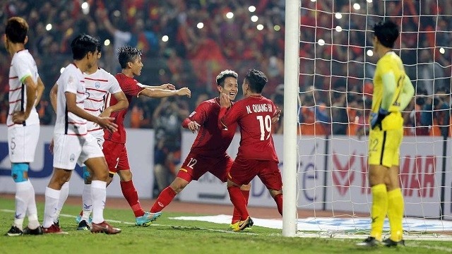 Group A winners Vietnam will face Group B runners-up the Philippines in the two-leg semi-finals at AFF Suzuki Cup 2018. (Photo: AFF Suzuki Cup 2018)