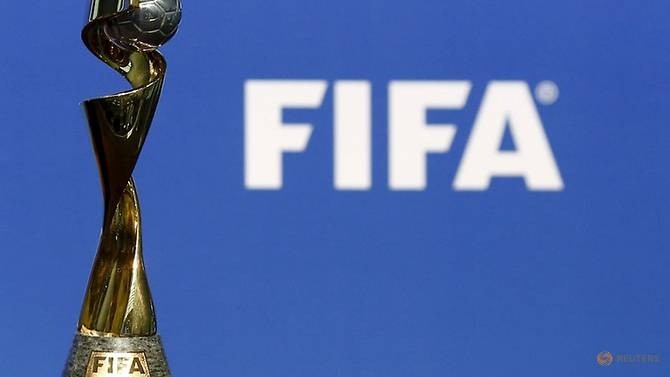 The FIFA Women's World Cup trophy in Zurich March 19, 2015. (Reuters)