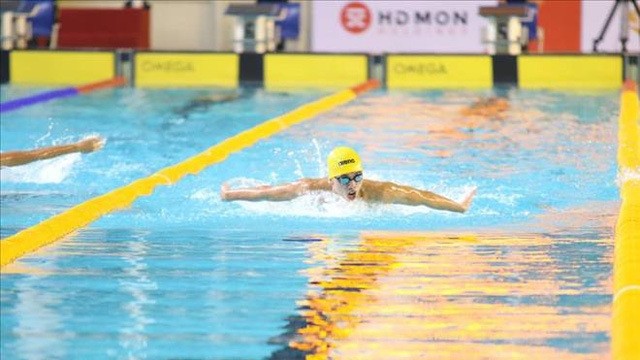 The swimming competition of the 2018 National Games witnesses five additional new records established on Dec. 3.